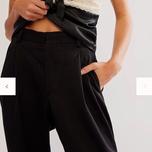 Elegant Free People Dark Grey Women's Trouser